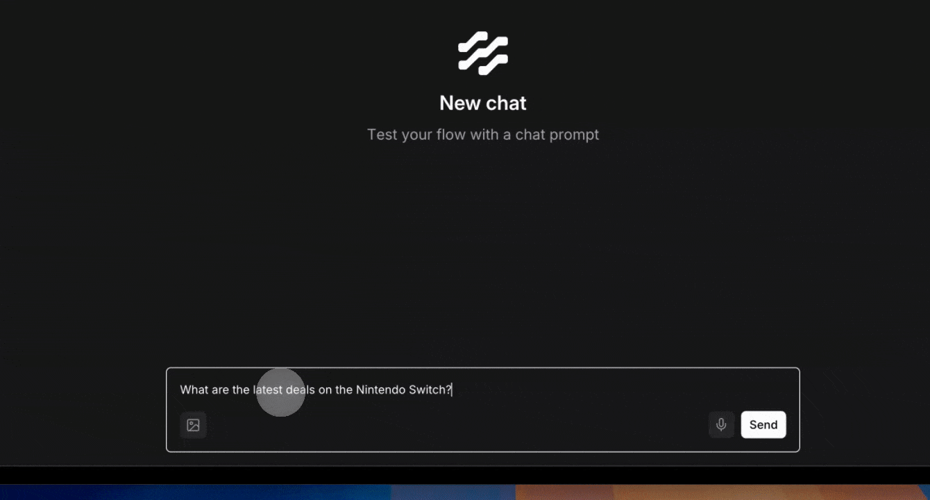 The Agent using the Tavily AI Component as a tool